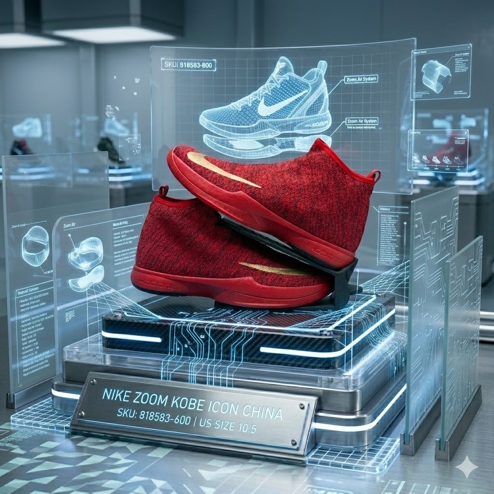 Nike Kobe Venomenon 5‎ University Red Gold 818583-600 Size 10.5 VNDS No box